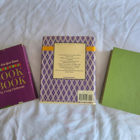 3 Book Set – New York Times Cookbooks, Craig Claiborne, Hardcover - Picture 1 of 1